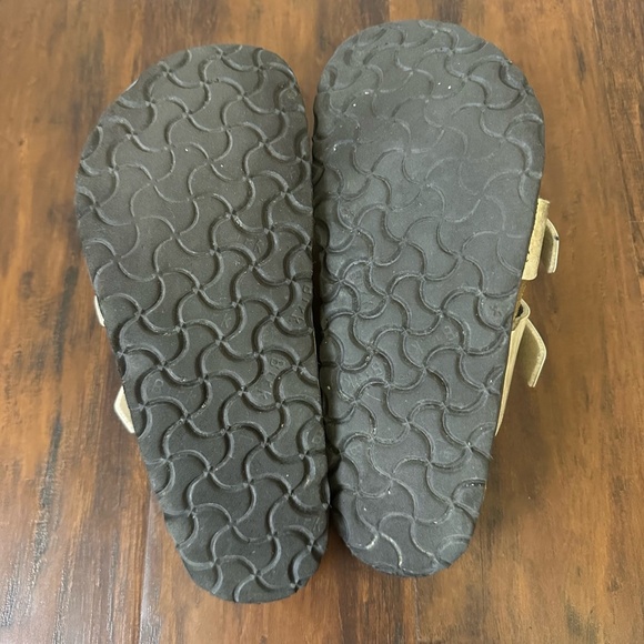 BIRKENSTOCK Mayari Birko-Flor Graceful Pearl White Sandals - Picture 9 of 9